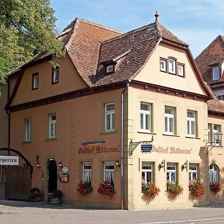 Hotel Gasthof Roedertor Rothenburg ob der Tauber Exterior foto
