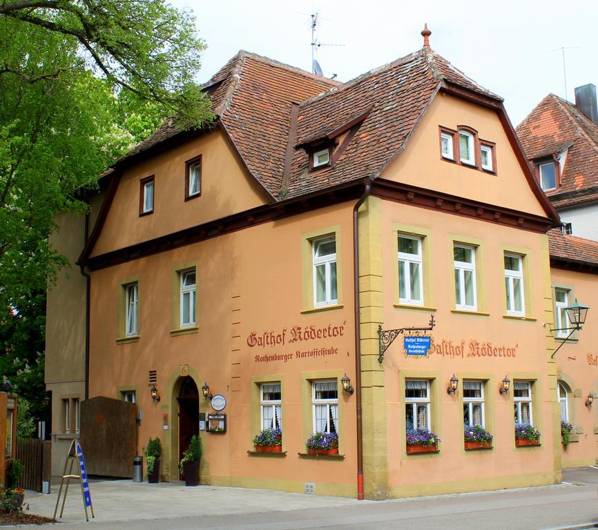 Hotel Gasthof Roedertor Rothenburg ob der Tauber Exterior foto